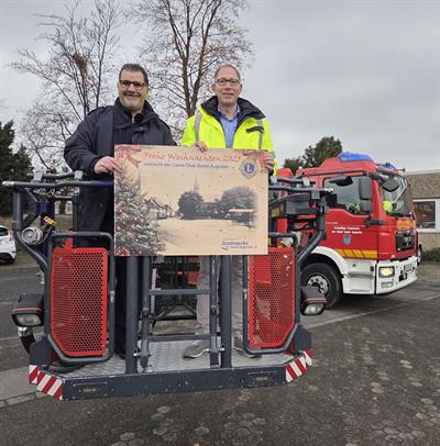 Stadtwerke Sankt Augustin fördern Freiwillige Feuerwehr – Lions-Adventskalender als Zeichen der Anerkennung