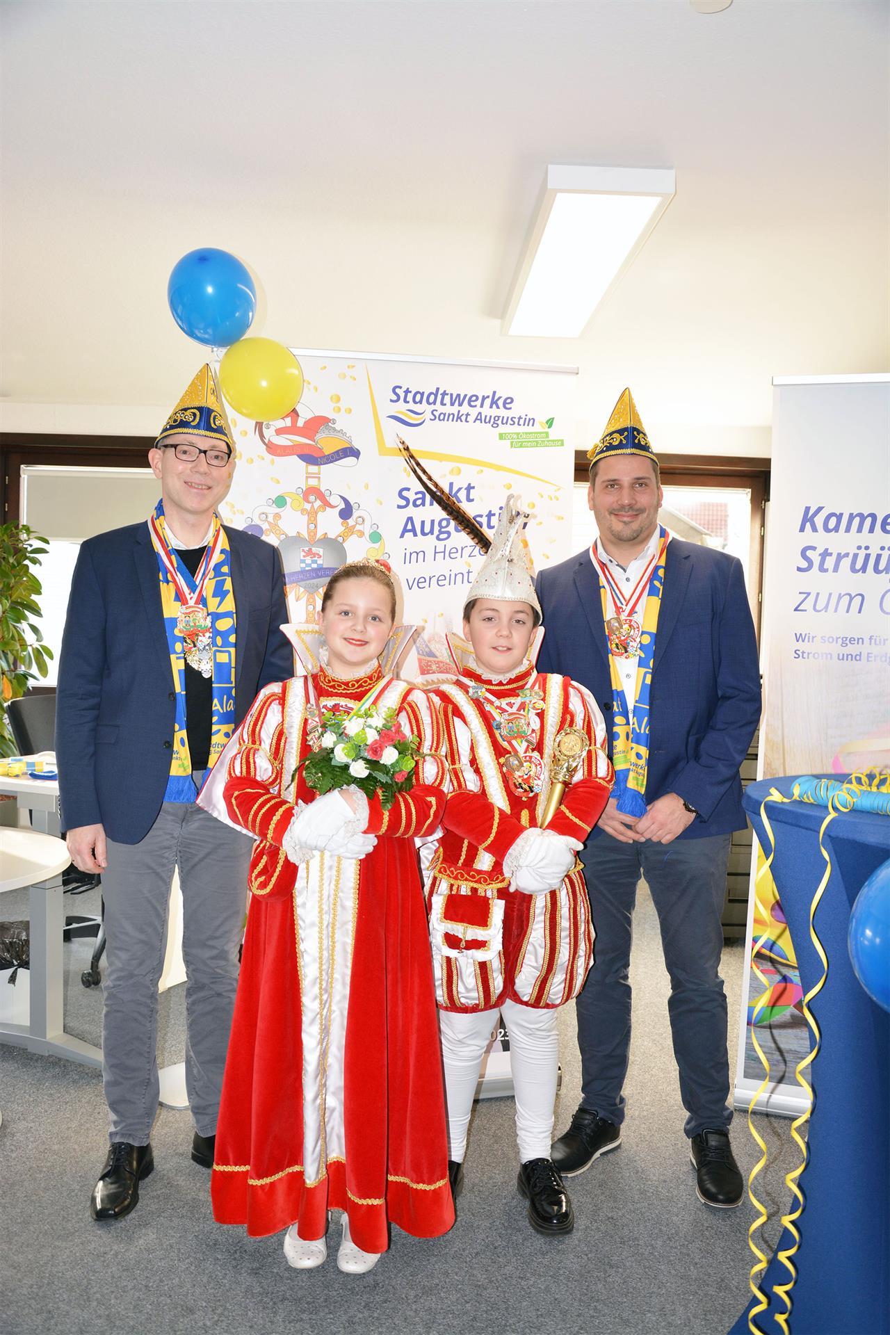 Kinderprinzenpaar sorgt für den richtigen Rhythmus