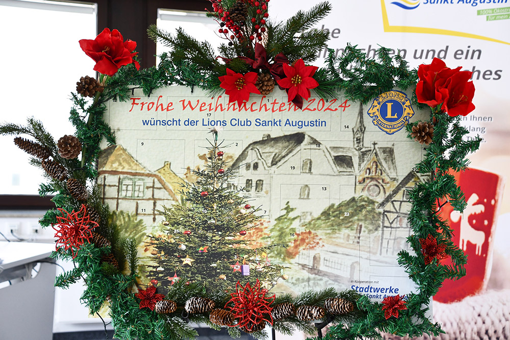 Adventskalender des Lions Club Sankt Augustin 2024 im Verkauf
