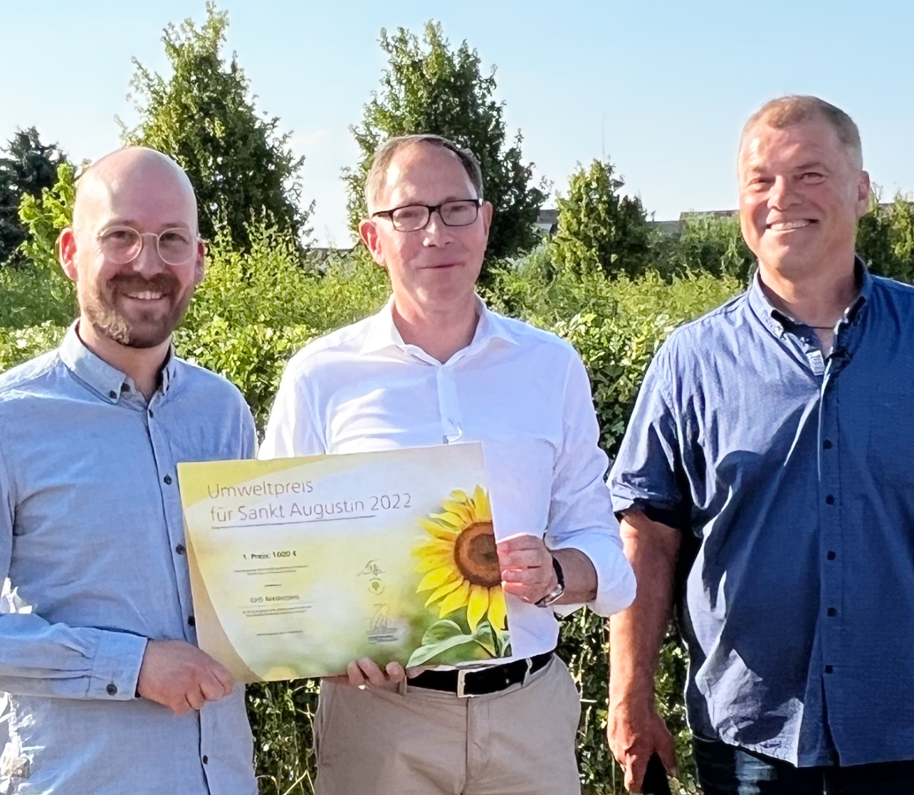 Stadtwerke unterstützen FAUNA und  den 1. Umweltpreis für Sankt Augustin