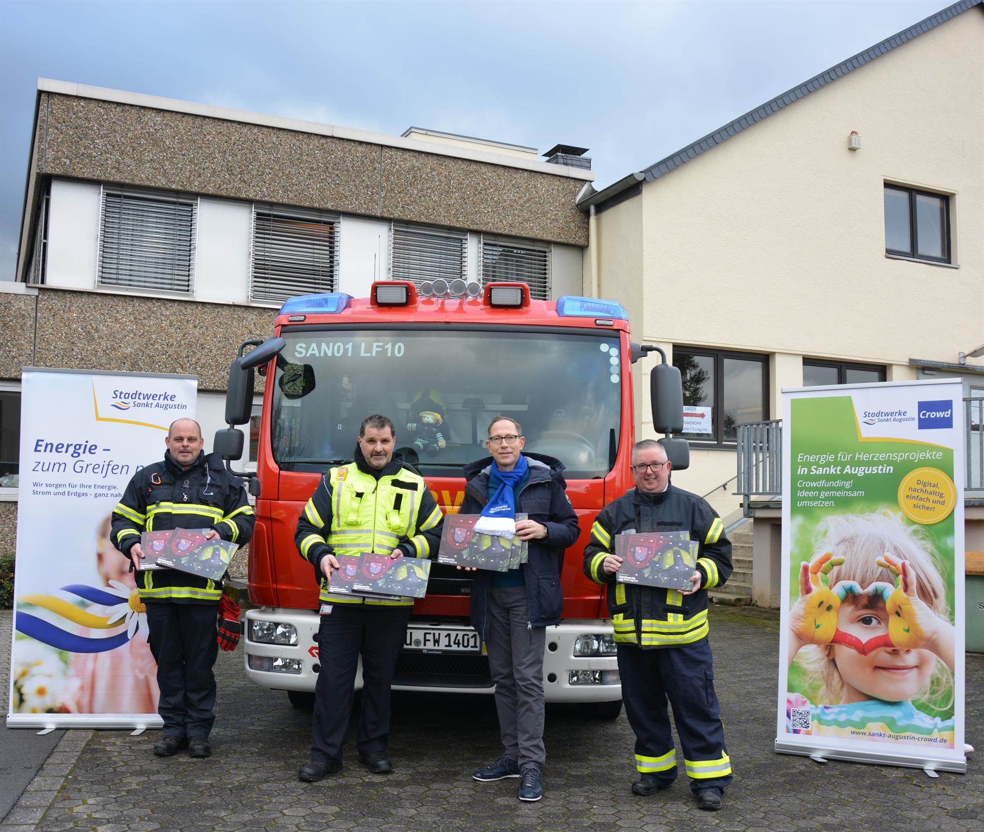 Freiwillige Feuerwehr Sankt Augustin im Sondereinsatz bei den Stadtwerken Sankt Augustin