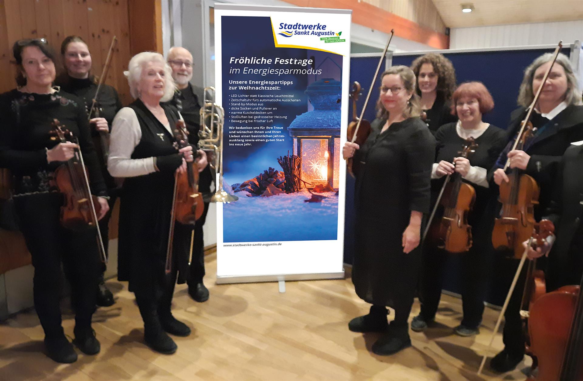 Sinfonia Rhein-Sieg begeistert mit Adventskonzert