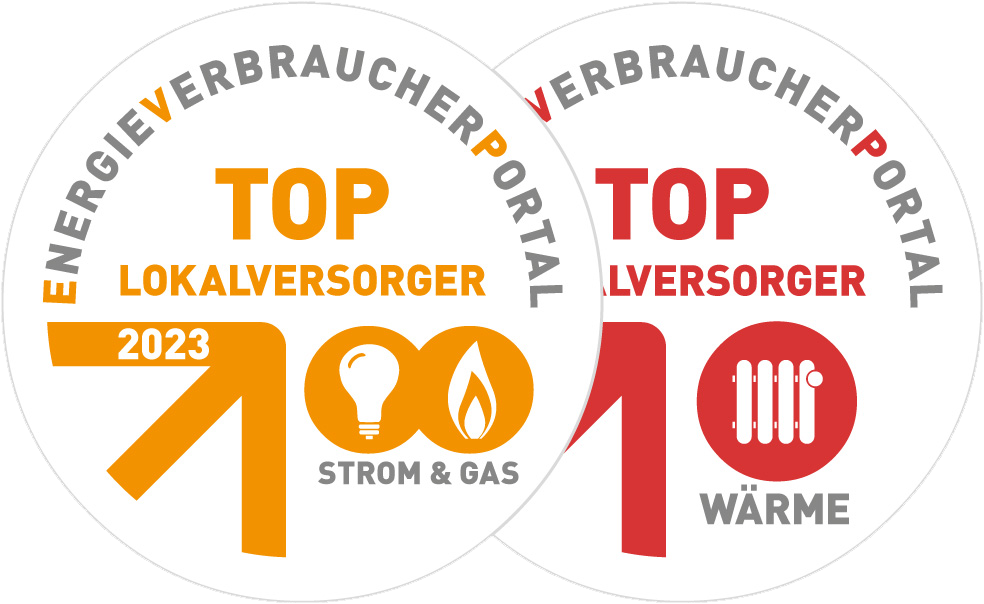 Wir sind ausgezeichnet als TOP-Lokalversorger 2023