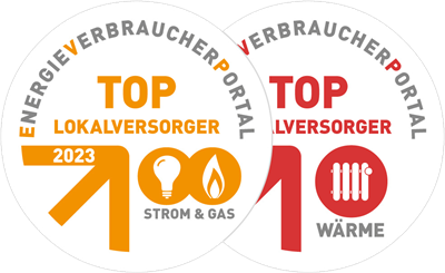 Wir sind ausgezeichnet als TOP-Lokalversorger 2023