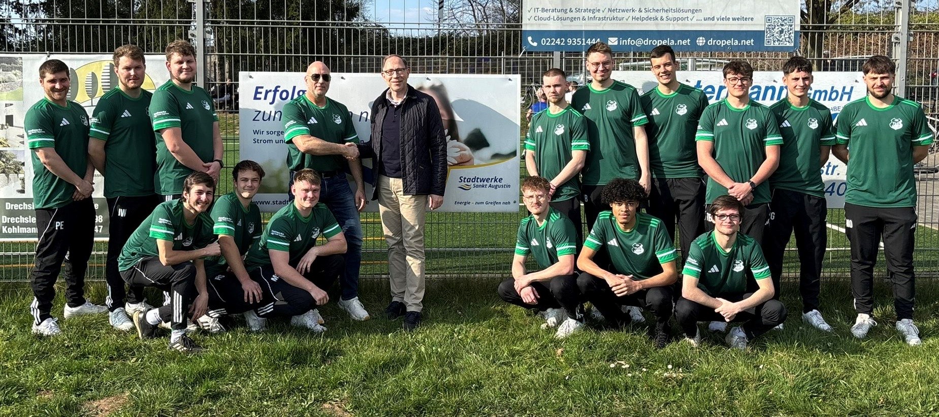 Stadtwerke Sankt Augustin unterstützen TuS Buisdorf zum 125-jährigen Vereinsjubiläum